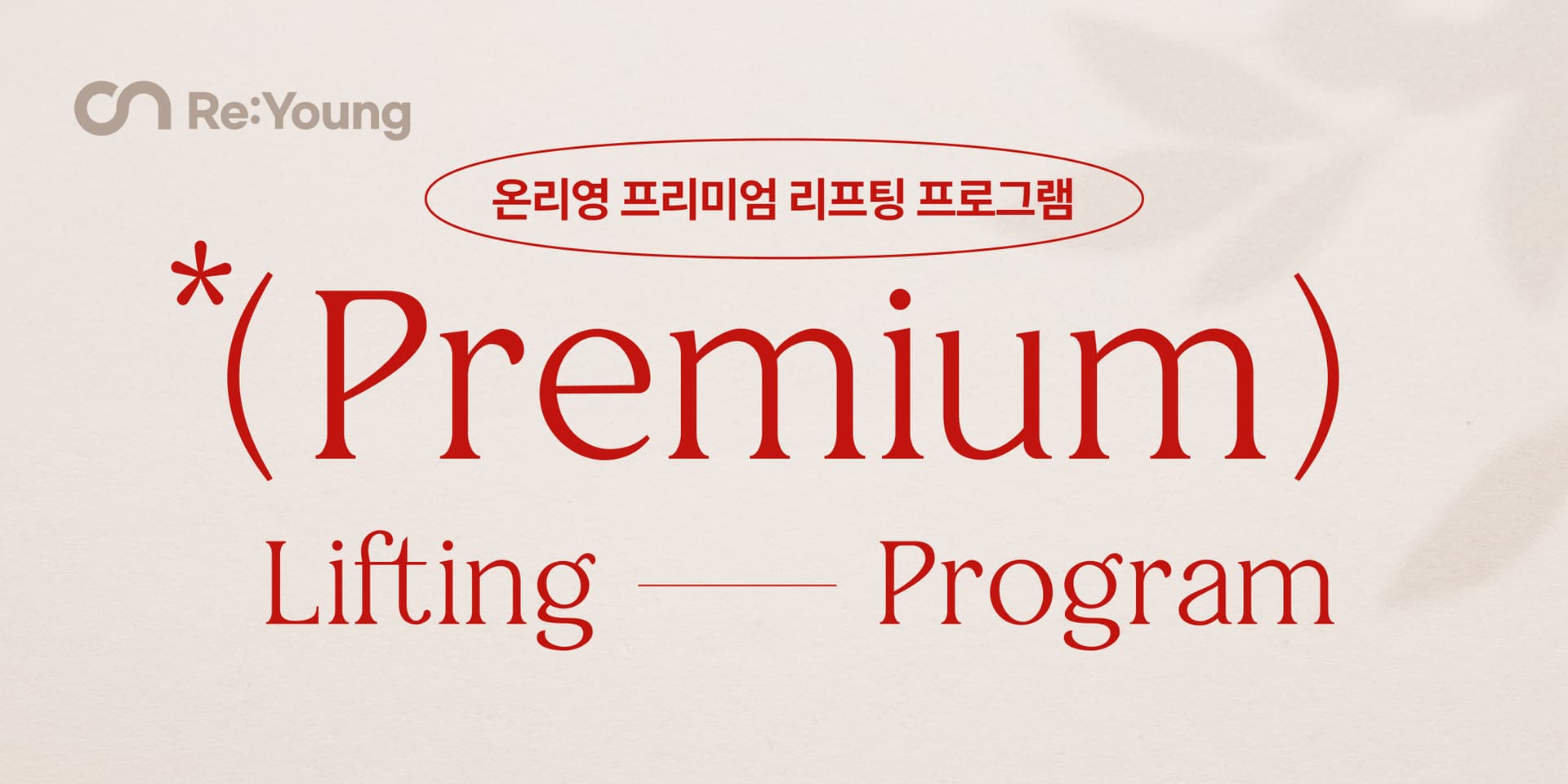 프리미엄 리프팅 프로그램
